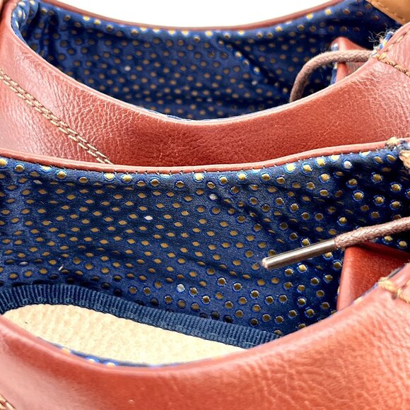 Madden Men Hainz Oxford Shoes Size 12 Brown PU Upper Lace-Up Dress Shoes - Picture 11 of 15